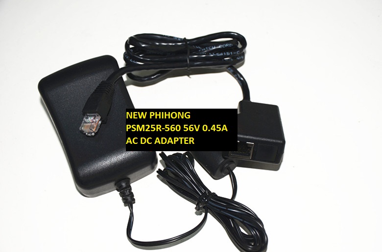 NEW PSM25R-560 PHIHONG 56V 0.45A AC DC ADAPTER